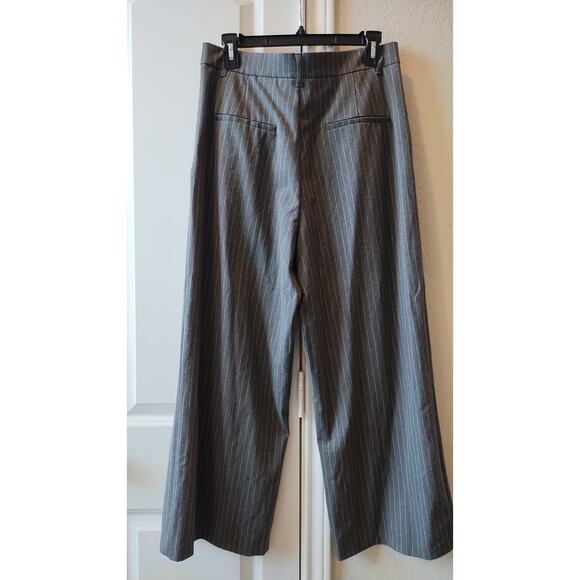 Zara Gray Pinstripe Jumpsuit - Picture 5 of 13